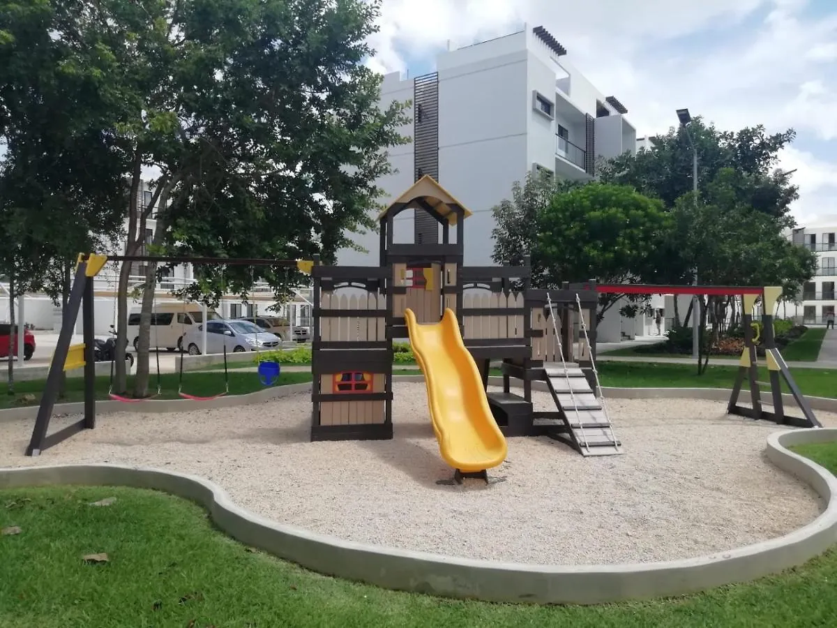 Departamento En Lirios Residencial Cancun Apartment